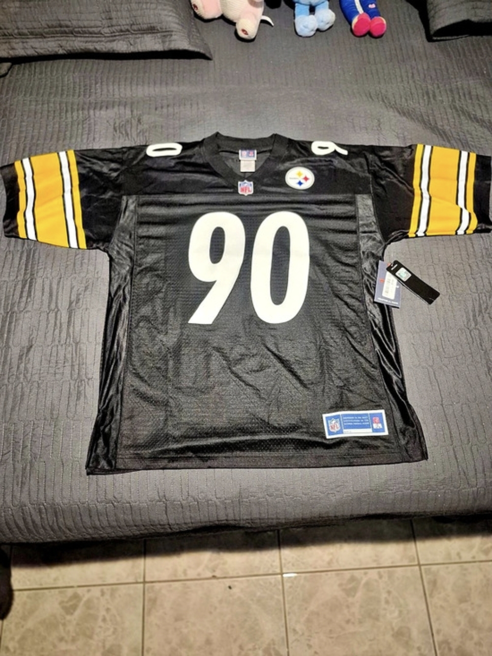 NFL Nike NFL Pittsburgh Steelers T.J. Watt #90 jersey Football Jersey Black